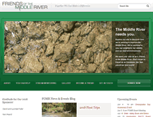 Tablet Screenshot of friendsofthemiddleriver.org